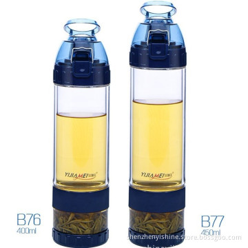 Fashionable Double Wall Glass Cup B76/B77